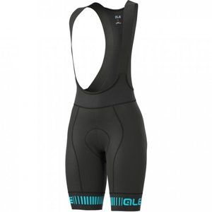 Alé Lady Bib Shorts - Black/turquoise and Black /Grey